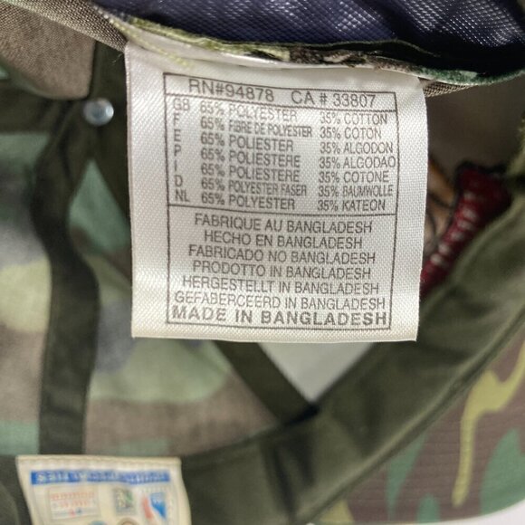 Vintage Sports Specialities North Bay Battalion Camo Hockey Snapback Hat Cap - Picture 14 of 15